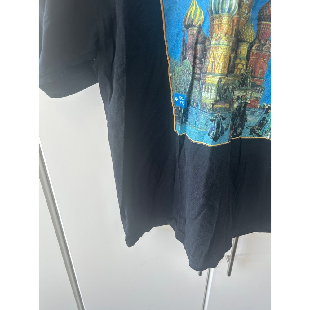 Gildan Rolling Thunder From Russia Sturgis‎ Motorcycle Graphic T-Shirt XL Black - Picture 3 of 16